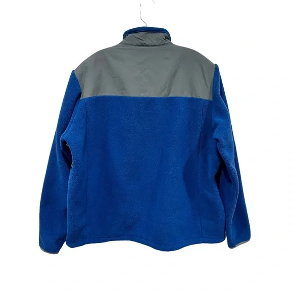 LANDS END Blue Fleece Full Zip Jacket | Size XL 46-48 - Picture 5 of 7